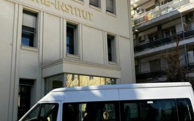 οι ωφελούμενοι και οι εκπαιδευτικοί του παραρτήματος του ΚΕΑΤ στη Θεσσαλονίκη πραγματοποίησαν εκπαιδευτική επίσκεψη στο Γερμανικό Ινστιτούτο Θεσσαλονίκης Γκαίτε (Goethe-Institut Thessaloniki)